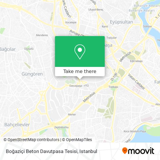 Boğaziçi Beton Davutpasa Tesisi map