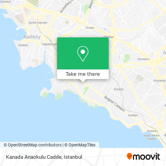 Kanada Anaokulu Cadde map