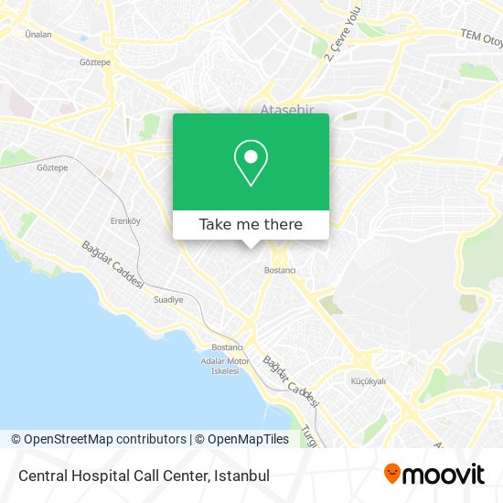 Central Hospital Call Center map