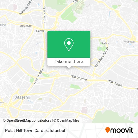 Polat Hill Town Çardak map