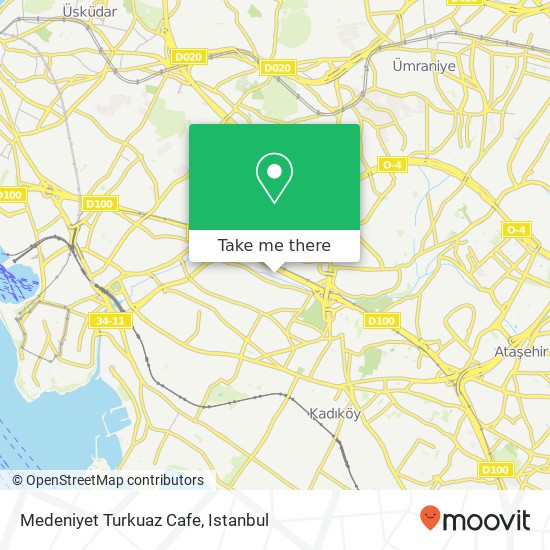 Medeniyet Turkuaz Cafe map