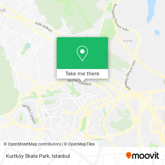 Kurtköy Skate Park map