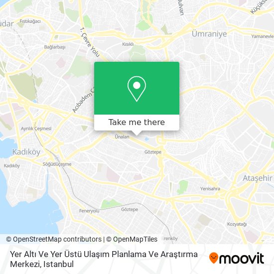 Yer Altı Ve Yer Üstü Ulaşım Planlama Ve Araştırma Merkezi map
