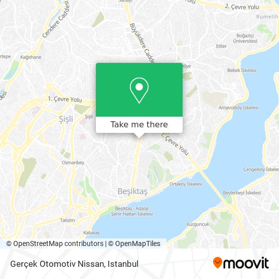 Gerçek Otomotiv Nissan map