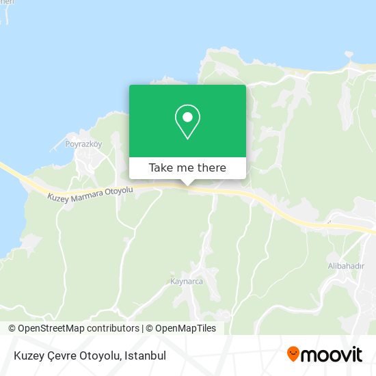 Kuzey Çevre Otoyolu map