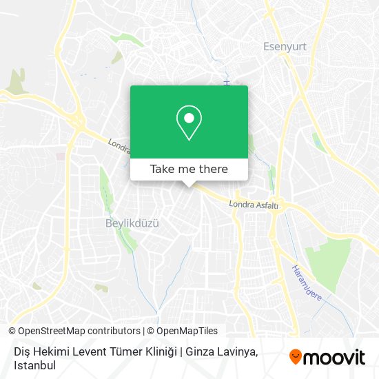 Diş Hekimi Levent Tümer Kliniği | Ginza Lavinya map