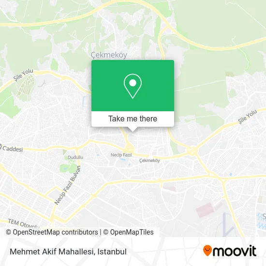 Mehmet Akif Mahallesi map