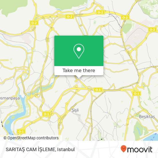 SARITAŞ CAM İŞLEME map