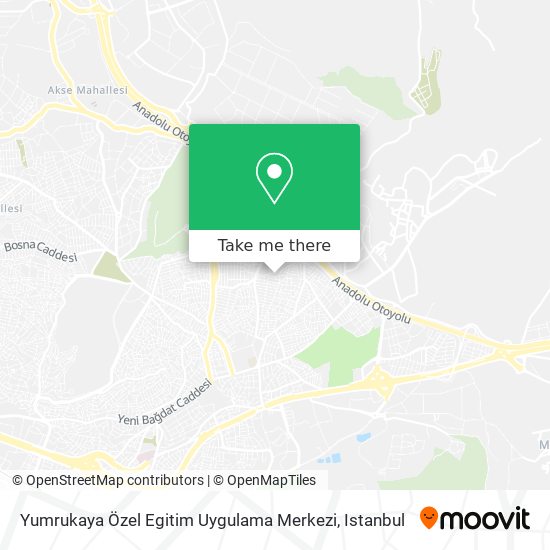 Yumrukaya Özel Egitim Uygulama Merkezi map