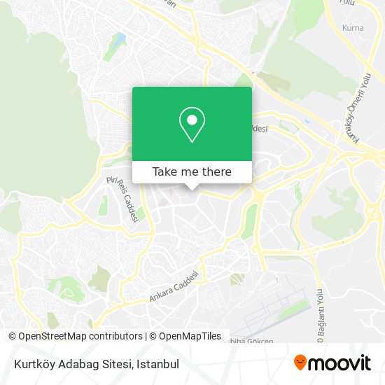 Kurtköy Adabag Sitesi map