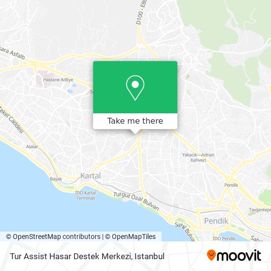 Tur Assist Hasar Destek Merkezi map