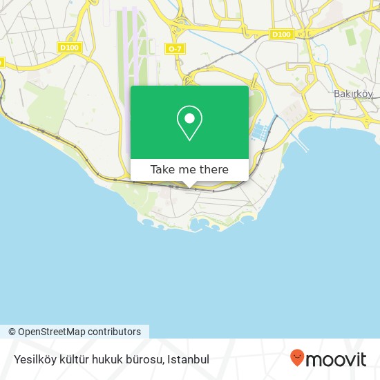 Yesilköy kültür hukuk bürosu map