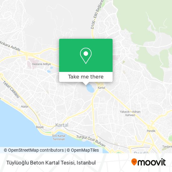 Tüylüoğlu Beton Kartal Tesisi map
