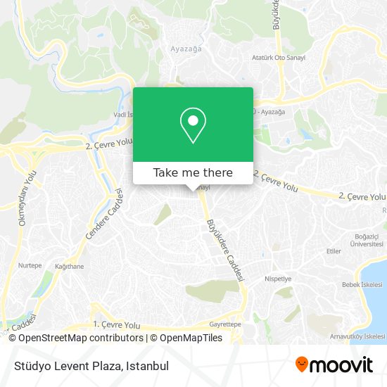 Stüdyo Levent Plaza map
