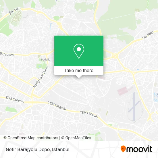 Getir Barajyolu Depo map