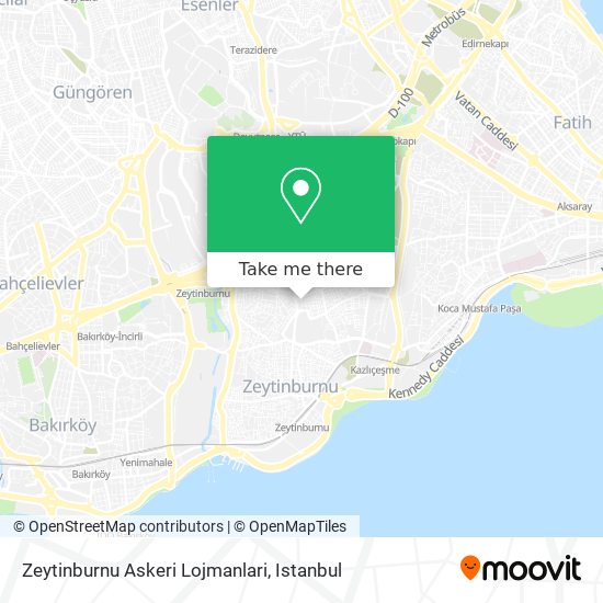 Zeytinburnu Askeri Lojmanlari map