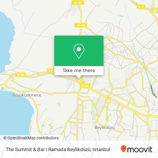 The Summit & Bar  | Ramada Beylikdüzü map