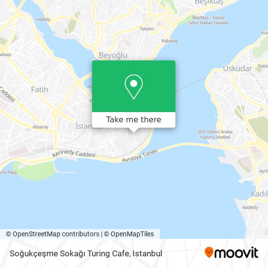 Soğukçeşme Sokağı Turing Cafe map