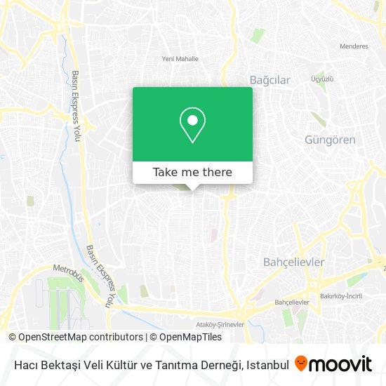 Hacı Bektaşi Veli Kültür ve Tanıtma Derneği map