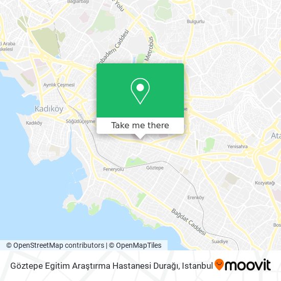 Göztepe Egitim Araştırma Hastanesi Durağı map