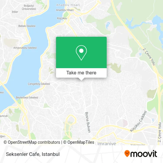 Seksenler Cafe map