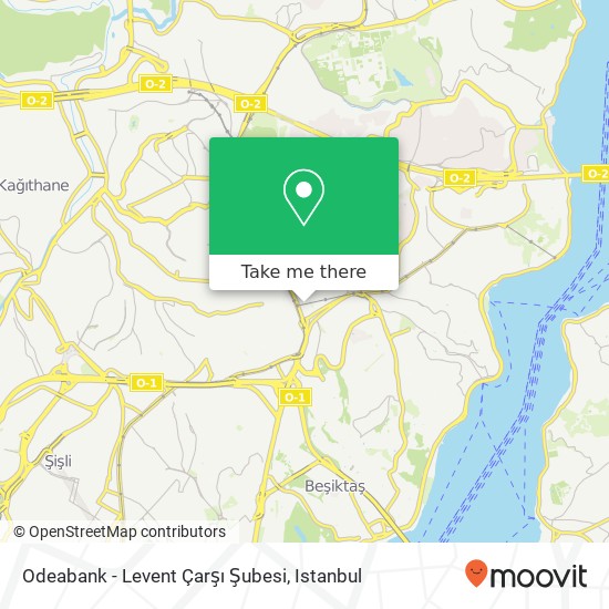 Odeabank - Levent Çarşı Şubesi map