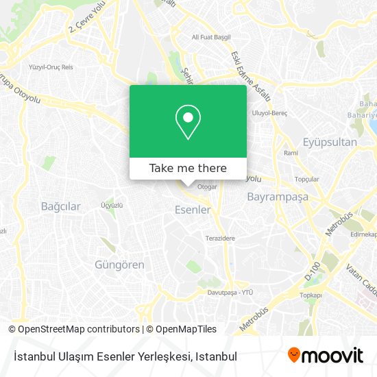 İstanbul Ulaşım Esenler Yerleşkesi map
