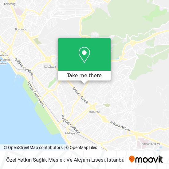 Özel Yetkin Sağlık Meslek Ve Akşam Lisesi map