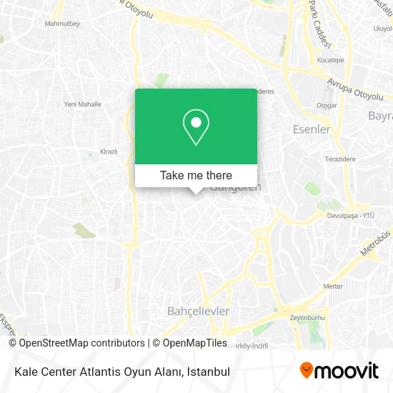 Kale Center Atlantis Oyun Alanı map