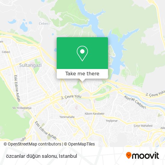 özcanlar düğün salonu map