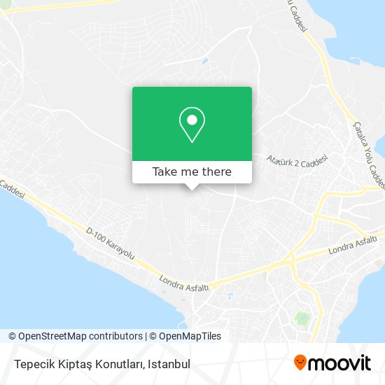 Tepecik Kiptaş Konutları map