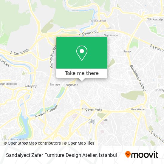 Sandalyeci Zafer Furniture Design Atelier map