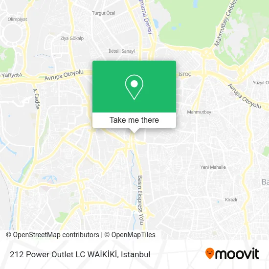 212 Power Outlet LC WAİKİKİ map