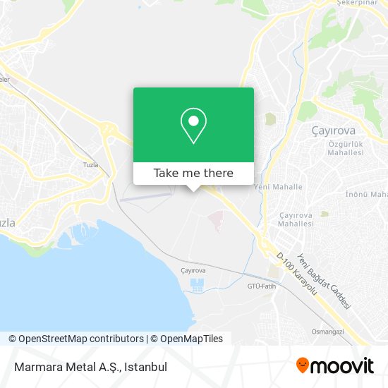 Marmara Metal A.Ş. map