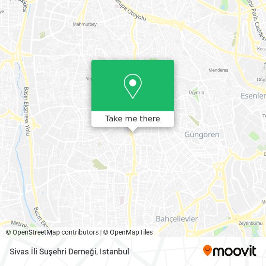 Sivas İli Suşehri Derneği map
