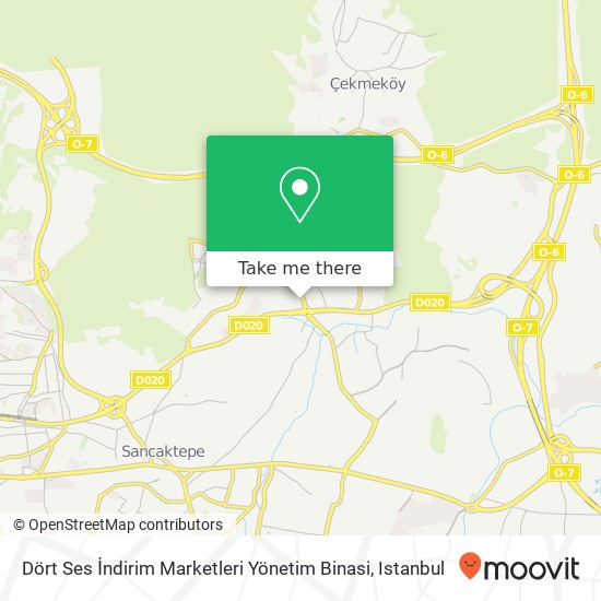 Dört Ses İndirim Marketleri Yönetim Binasi map