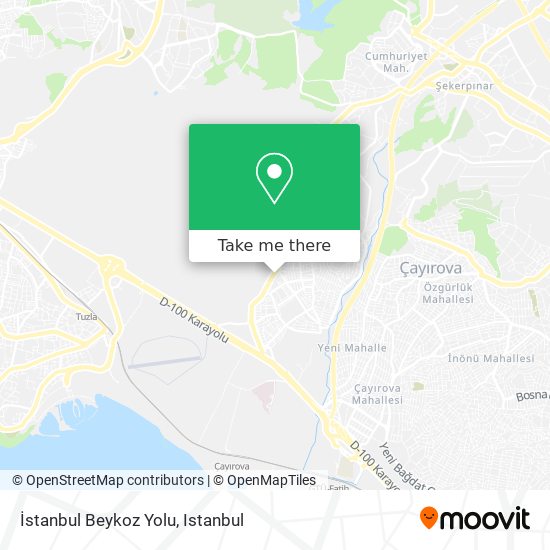 İstanbul Beykoz Yolu map