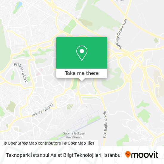 Teknopark İstanbul Asist Bilgi Teknolojileri map