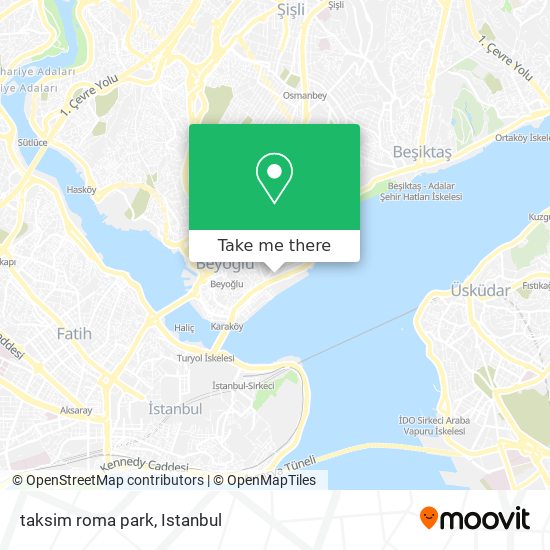 taksim roma park map
