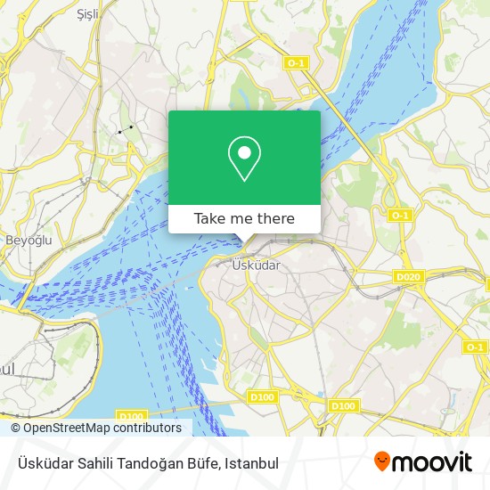 Üsküdar Sahili Tandoğan Büfe map