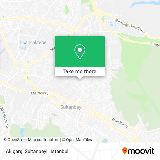 Ak çarşı Sultanbeyli map