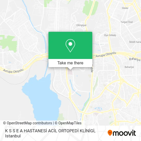 K S S E A HASTANESİ ACİL ORTOPEDİ KLİNİGİ map