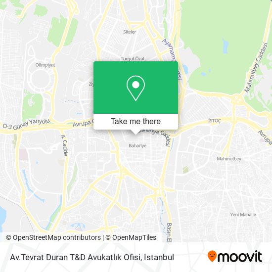 Av.Tevrat Duran T&D Avukatlık Ofisi map
