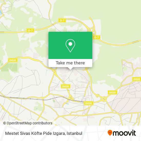 Mestet Sivas Köfte Pide Izgara map