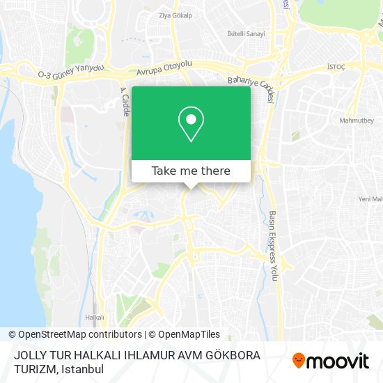 JOLLY TUR HALKALI IHLAMUR AVM GÖKBORA TURIZM map