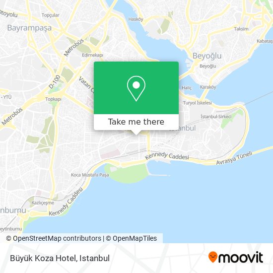 Büyük Koza Hotel map