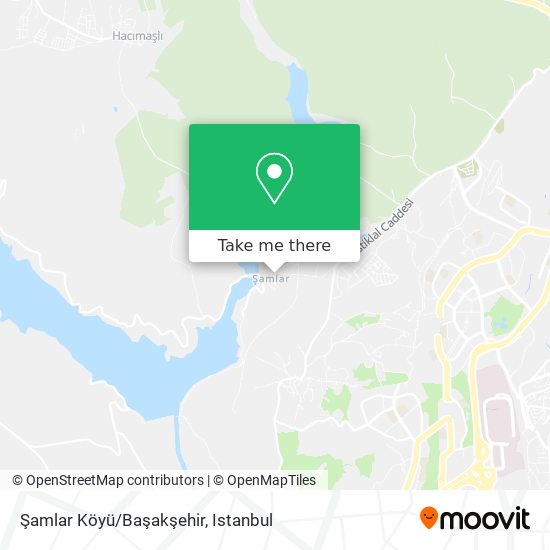 Şamlar Köyü/Başakşehir map