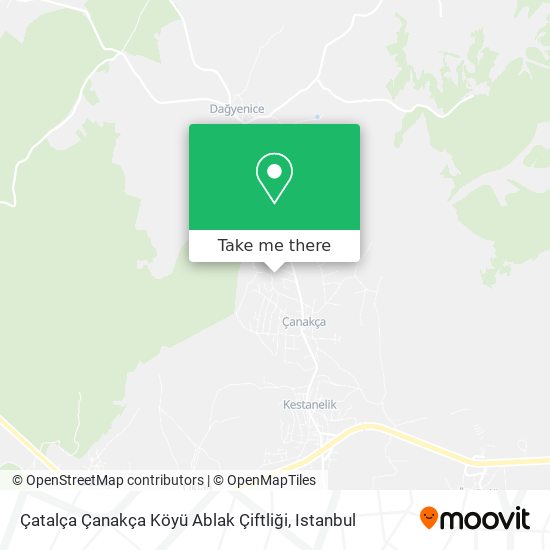 Çatalça Çanakça Köyü Ablak Çiftliği map