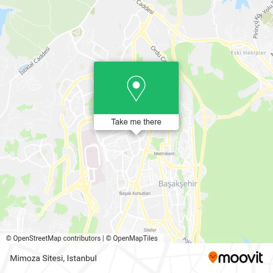 Mimoza Sitesi map