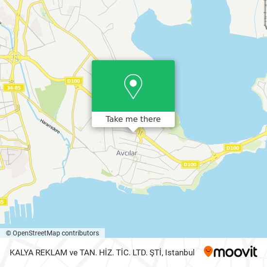 KALYA REKLAM ve TAN. HİZ. TİC. LTD. ŞTİ map